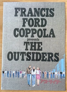 The Outsiders 1983 Movie Program Japan Thomas Howell, Matt Dillon, Ralph Macchio - Picture 1 of 7