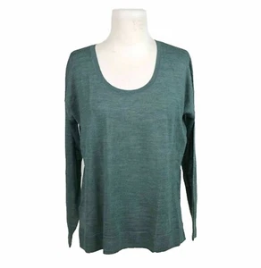 Madewell Sweater Women's XS Southstar Heather Spruce Green Pullover Wool Blend - Picture 1 of 8