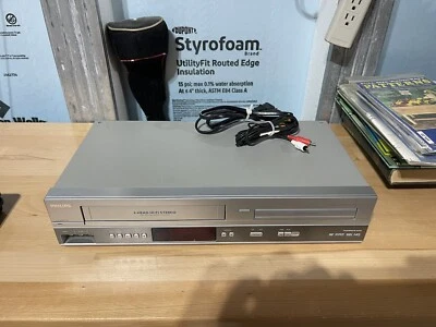 Philips DVP3150V DVD/VHS Player Combo Tested & Works - No Remote - Image 1 of 4