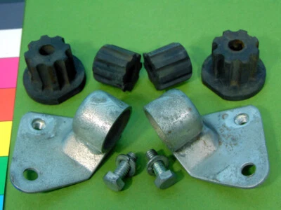 Yamaha XS2 TX650 1972-1973 caja de batería soportes amortiguadores soporte de montaje XS650 soporte Foto 1 de 4