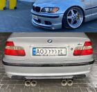 BMW E46 ZHP front lip csl style & mtech 2 rear diffuser of csl m3 style plastic