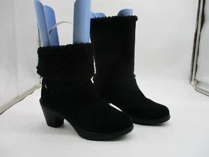 Anne Klein AKSport Harvest Black Suede Boots Women's Size 8 M - Picture 1 of 10