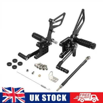 Racing Rearsets Footrest Foot Pegs For Suzuki GSXR 600 1997-2005 K1 K2 K3 K4 K5 - Image 1 of 4