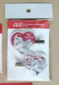Junji Ito Sanrio Gal Tomie Hello Kitty Acrylic Hair Clip Pop up Store Limited - Picture 1 of 1
