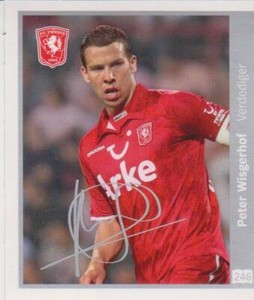AH 2010-2011 Panini Like sticker #246 Peter Wisgerhof FC Twente Enschede 