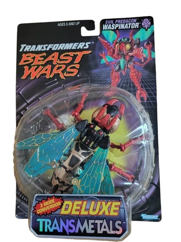 Transformers Beast Wars Waspinator 1997 Deluxe Transmetals Great condition Cover