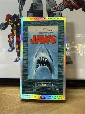 Jaws VHS Widescreen Digitally Mastered 1997 Release Steven Spielberg Interviews - Image 1 of 3