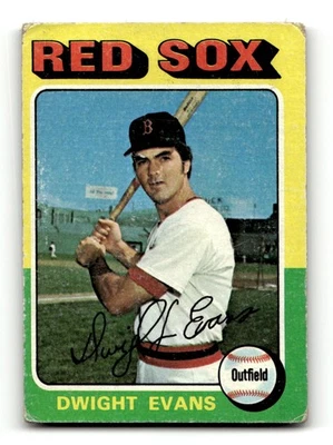1975 Topps #255 Dwight Evans - Image 1 of 2