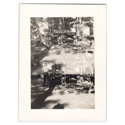 Double Exposure Snapshot of Ping Pong Players - Table Tennis Spirit Photography - Image 1 of 2