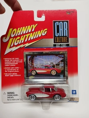 Chevrolet Corvette 1957 1/64 Johnny Lightning Car Culture rojo diecast car B16 Foto 1 de 4