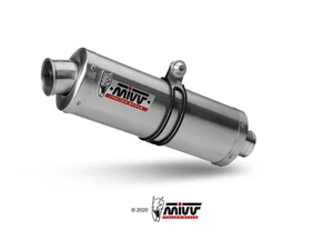 MIVV Scarico Ovale Acciaio Inox Slip-On Rialzata per Kawasaki ZX-6 RR 600 03-04 - Foto 1 di 3