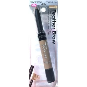 Physicians Formula Eye Booster Feather Brow Fiber & Highlighter Duo, Light Brown - Picture 1 of 2