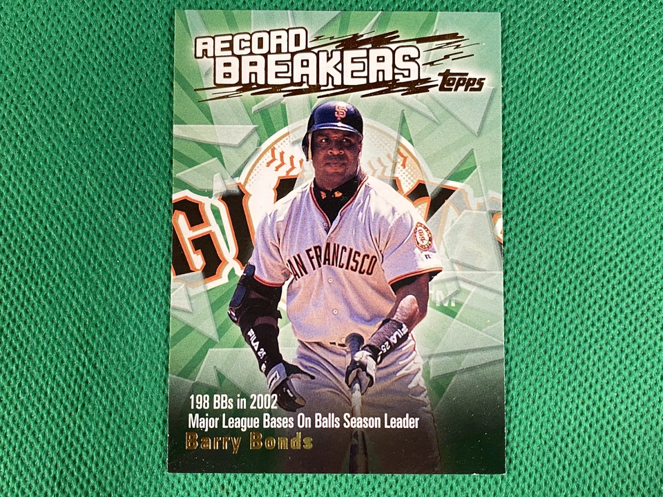 2003 Topps Record Breakers #BB2 Barry Bonds 2 San Francisco Giants - Image 1 of 1