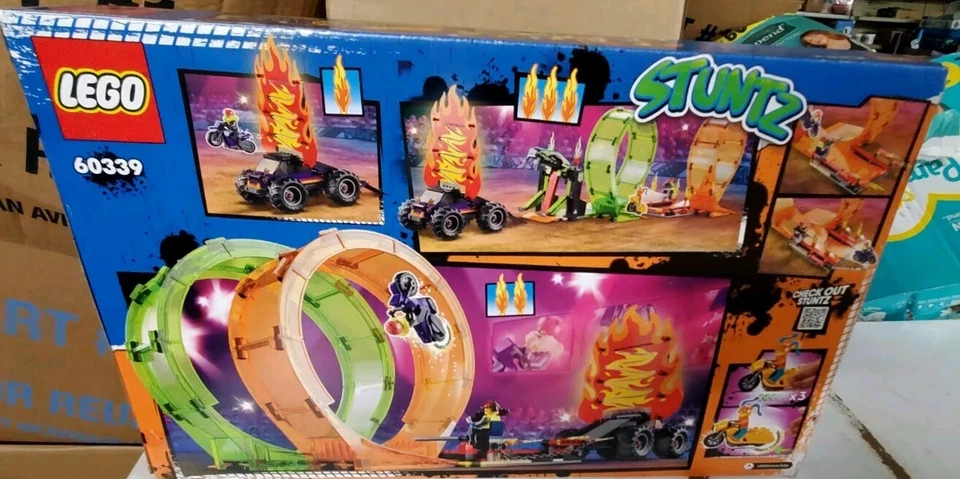 LEGO City Stuntz Double Loop Stunt Arena 60339 Brand New - 598 Pcs - Image 1 of 4