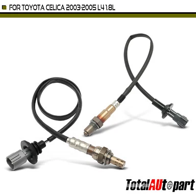 Sensor de oxígeno O2 2 piezas para Toyota Celica 2003-2005 L4 1,8 L aguas arriba y aguas abajo Foto 1 de 4