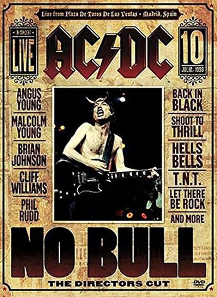 AC/DC: No Bull THE DIRECTOR`S CUT (DVD) BRAND NEW!!! - Image 1 of 1