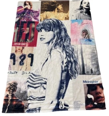 "Manta polar Taylor Swift telón de fondo álbum súper suave 47"" X 57""" Foto 1 de 4
