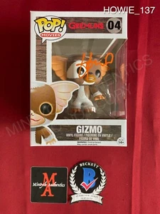 Howie Mandel autografo firmato Gizmo Funko Pop #04 Gremlins Beckett certificato di autenticità - Foto 1 di 4