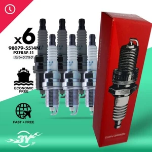 6PC 98079-5514N PZFR5F-11 4363 Iridium Spark Plug Fits For Honda Odyssey Acura - Picture 1 of 6