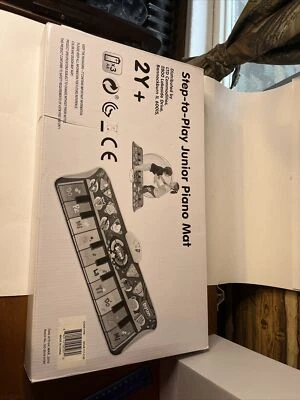 Fun Step-to-Play Junior Battery Operated Piano Mat Singing Carpet Dance Kids 2+ - Image 1 of 4