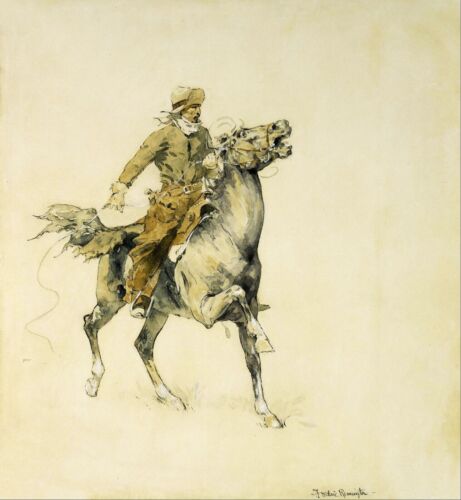 The Cowboy by Frederic Remington art painting print