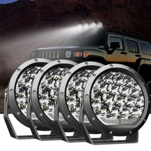 AUXBEAM 4x 7" LED Pods Work Light Bar Round Driving Fog Headlight Truck Off-Road - Bild 1 von 12