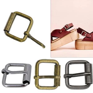 Rectangle Metal Adjustable Roller Pin Buckles for Leather Handbags Belts Shoes - Picture 1 of 11