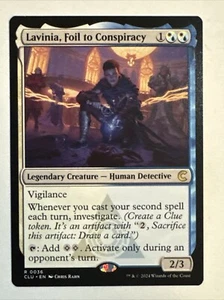 Lavinia, Foil to Conspiracy MTG Ravnica: Clue Edition (CLU) #0036 Rare NM - Picture 1 of 2