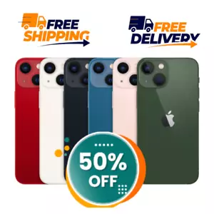 Apple iPhone 13 128GB Unlocked iOS Clean IMEI Verizon ATT T-Mobile 5G Smartphon - Picture 1 of 8