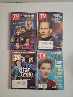 TV Guide Lot of 4 Star Trek Themed Editions 94 96 02 05 - Image 1 of 3