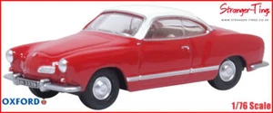 Oxford Diecast VW Karmann Ghia Henna Red/Pearl White OXF 76KG001 - Picture 1 of 6