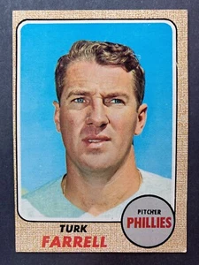 1968 Topps #217 Turk Farrell (Philadelphia Phillies) - Picture 1 of 2