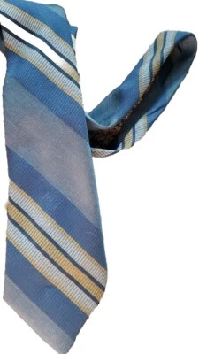 1950-е 60-е ВИНТАЖНЫЕ REGAL WOOL-O-WISP ~ ШЕРСТЯНОЙ ГАЛСТУК 26 дюймов 50% шерсть 50% полиэстер мужские - Изображение 1 из 4