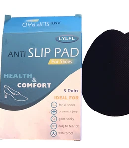 5 Pairs Anti-Slip Shoe Pads Self Adhesive Sole Protector for Bottom of Shoes - Picture 1 of 8