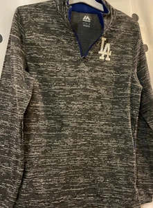 ⚡️MLB Los Angeles Dodgers Men’s Sweatshirt - Heather Charcoal - Small - Picture 1 of 2
