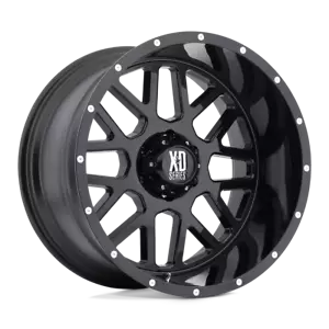 Set of 4 XD XD820 GRENADE Wheels 20X9 5X150 SATIN BLACK 00MM - Picture 1 of 1