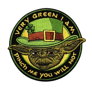 Irish Leprechaun Yoda Irish yoda pinch me Hook Patch (MTB22) - Picture 1 of 1