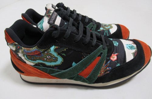 Balenciaga scarpe da ginnastica donna multicolore tessuto pelle scamosciata taglia 8 5 US W