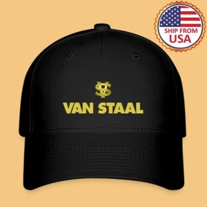 Van Staal Fishing Sports Black Baseball Cap HAT Size S/M, L/XL, Adjustable - Picture 1 of 4