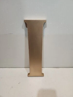 Letrero grande de bronce de 15 pulgadas letra "I" vintage de latón de 4 libras letra I Foto 1 de 4