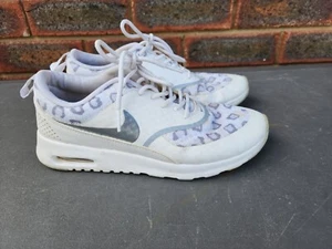 Nike Air Max Thea Print White Wolf Grey Womens Size 8 US - 599408-101 - Picture 1 of 7