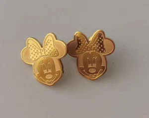 NEU PAAR DISNEY MINNIE MOUSE GOLD OHRSTECKER OHREN SCHMUCK SET MICKEY - Bild 1 von 9
