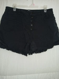 refuge black Cut Off jeans shorts 14 Ships Fast - Picture 1 of 2