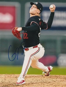 Griffin Jax Minnesota Twins Acción Firmado 8x10 - Imagen 1 de 1