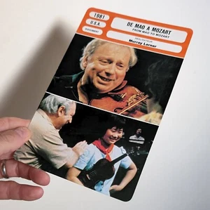 "FROM MAO TO MOZART" (1981) Very rare French film collector's card (documentary) - Picture 1 of 4