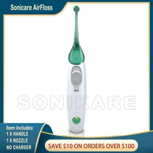 Philips Sonicare AirFloss Air Water Flosser HX8240 Handle+nozzle Green No box - Picture 1 of 6