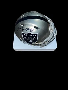 Fred Biletnikoff Signed Oakland Las Vegas Raiders Flash Mini Helmet HOF Beckett - Picture 1 of 2