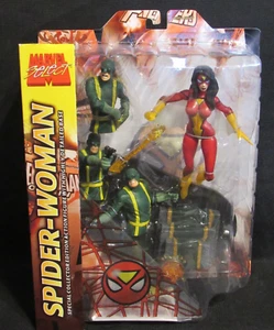 Figura Marvel Select Spider-Woman Deluxe Sellada Nueva en Paquete MZ90 - Imagen 1 de 5