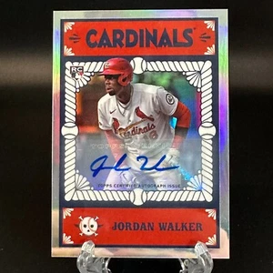 2023 Bowman Chrome Jordan Walker Ascensions Rookie Auto /150 #BA-23 Cardinals - Picture 1 of 2