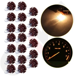 20Pcs Warm White T4/T4.2 Neo Wedge Gauge Climate A/C Light Car Halogen Bulb 12V - Picture 1 of 4